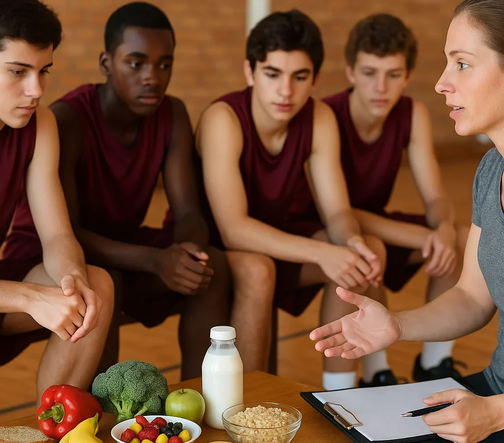 Educación nutricional en jóvenes deportistas de equipo: una revisión sistemática