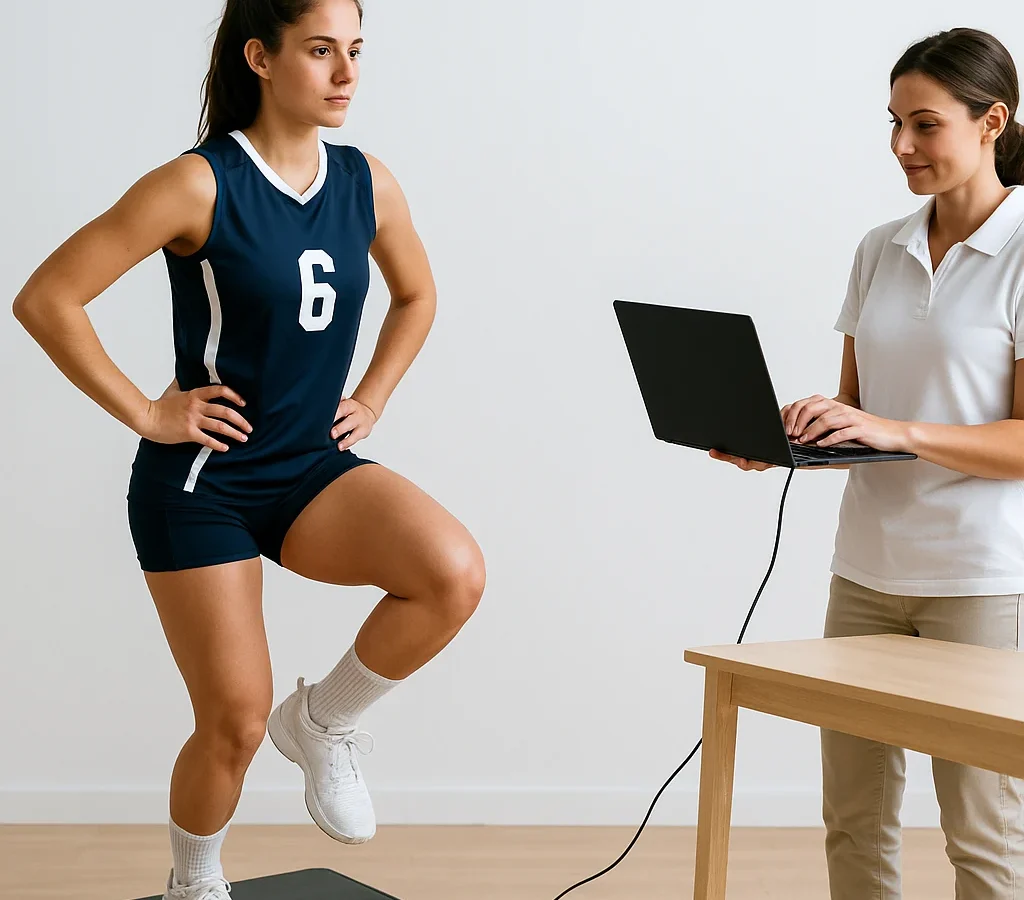 Evaluación de la estabilidad postural en jugadoras jóvenes de voleibol