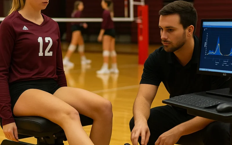 Monitoreo de asimetrías de fuerza en voleibol universitario